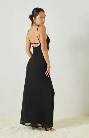 Elena Mesh Maxi Dress image number 1