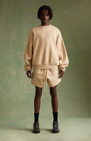 Gold Heather Crew Neck Sweatshirt image number 5