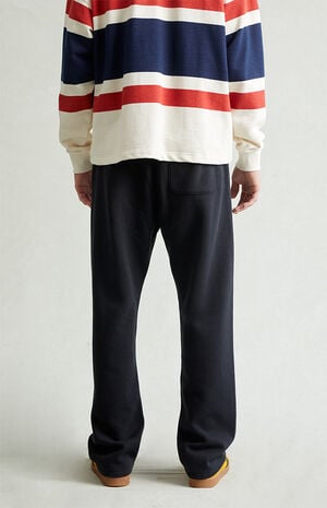 Black Straight Leg Sweatpants image number 4