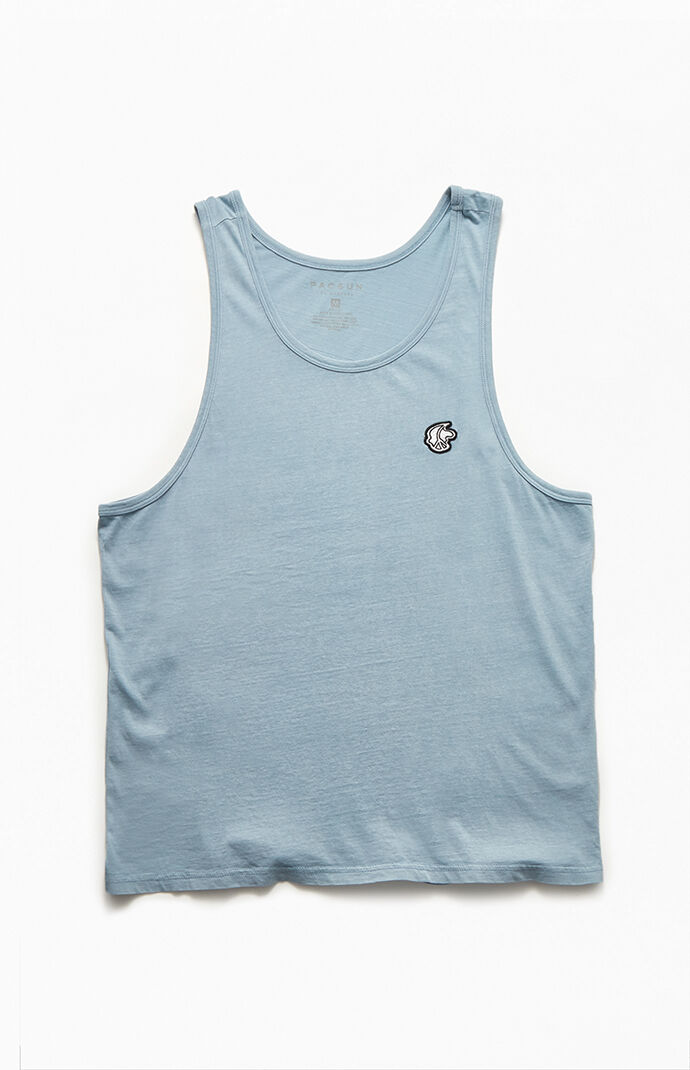 Vintage Wash Patch Tank Top