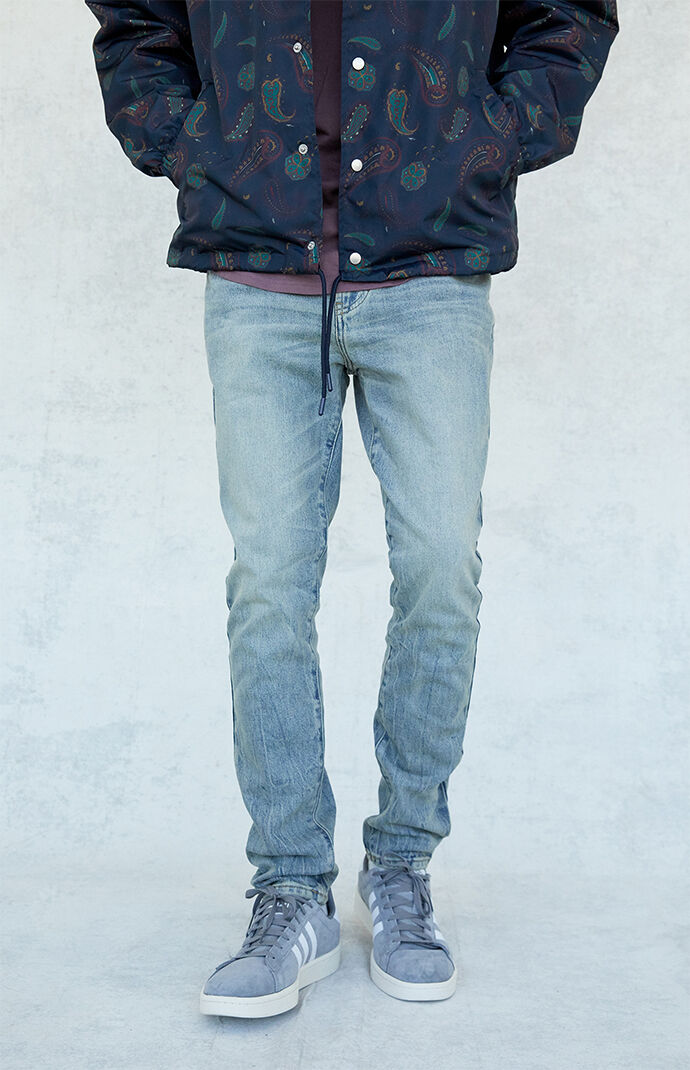 PacSun Gray Stacked Skinny Jeans | PacSun