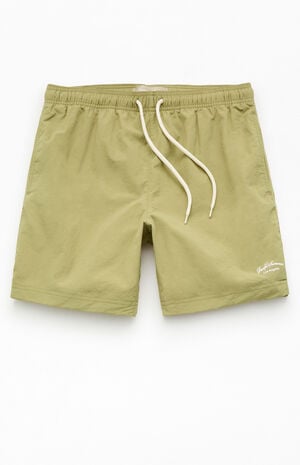 Green Collegiate 6.5" Swim Trunks