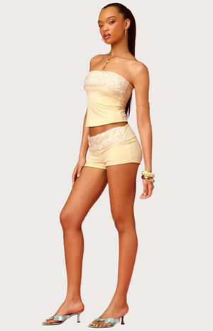 Chic Barbie Sequin Foldover Shorts image number 5