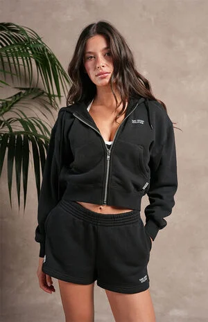 Active Sage Cropped Hoodie image number 1