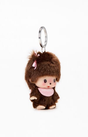 Plush&nbsp;Bow&nbsp;Big Head Girl Keychain image number 3