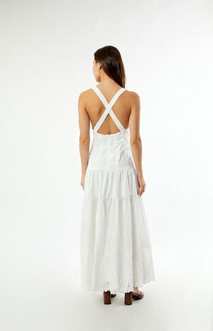 Ruched Cup Peplum Midi Dress image number 4