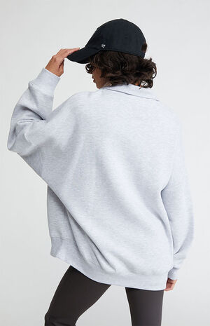 PacSun Oversized Henley Polo Sweatshirt | PacSun