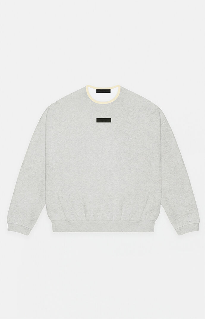Fear of God Essentials Light Heather Grey Crew Neck