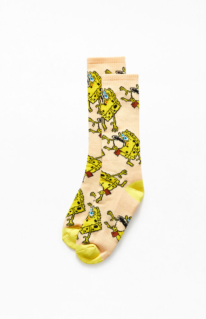 SpongeBob SquarePants Meme Crew Socks