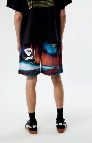 x PacSun Apex 3D Mesh Shorts image number 4