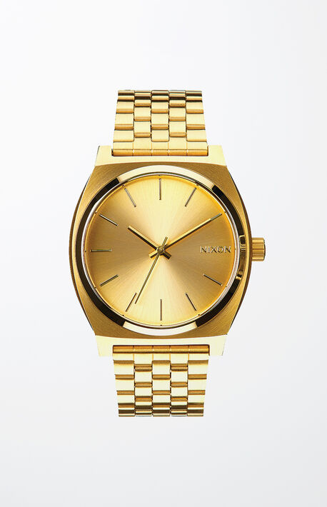 Gold Time Teller Watch