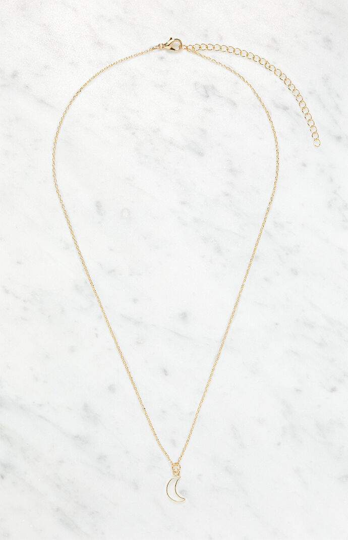 Simple Moon Necklace