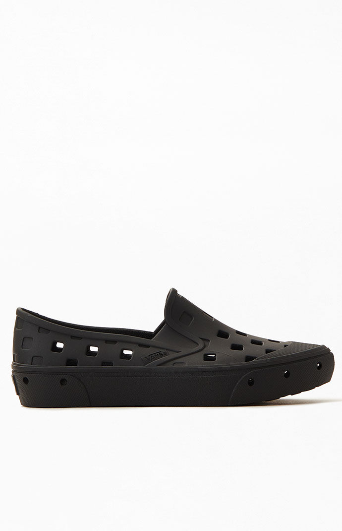 Vans Black U Trek Slip-On Shoes