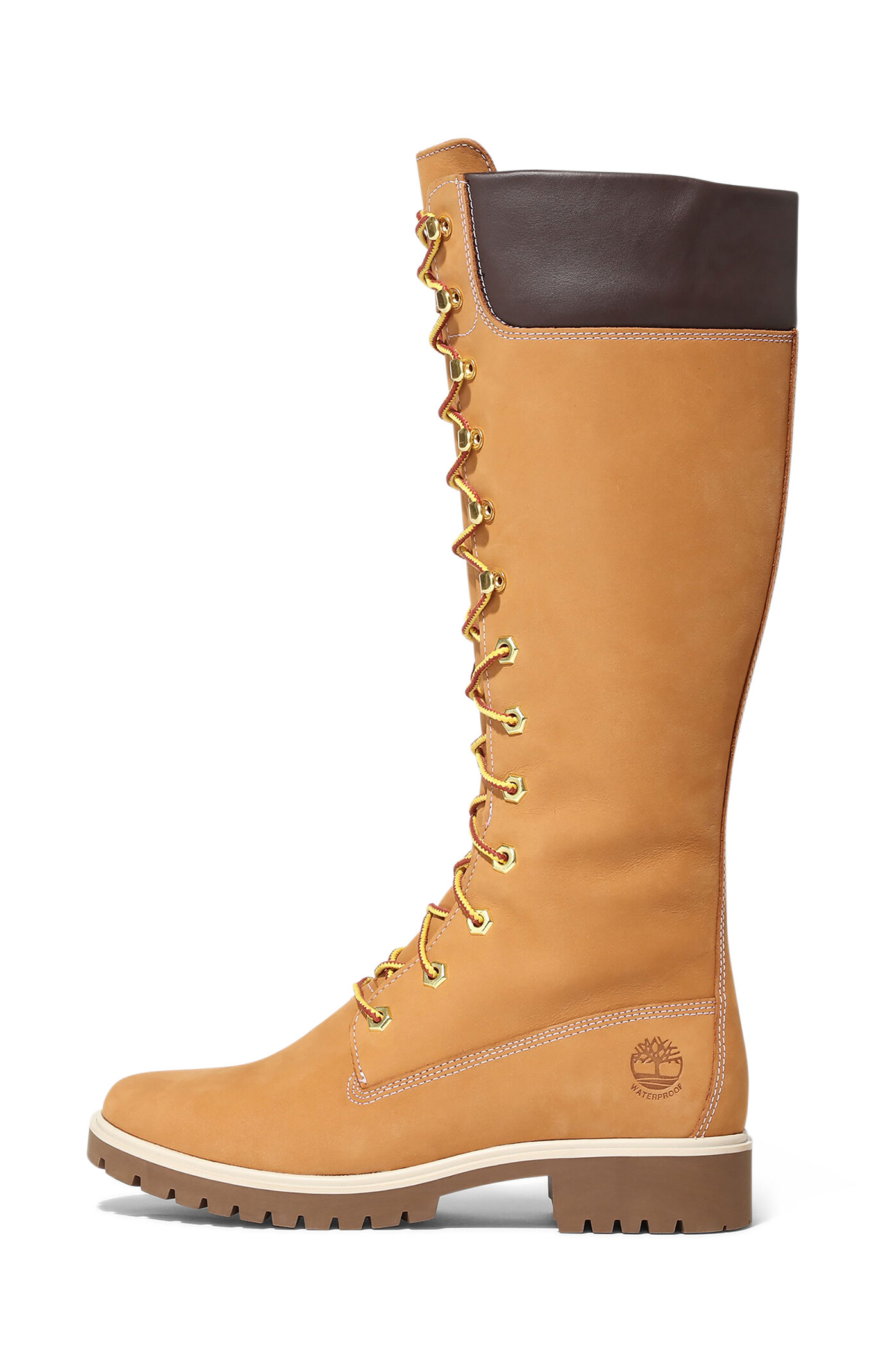 Timberland Women's Wheat Premium 14inch Lace-Up Waterproof Boots