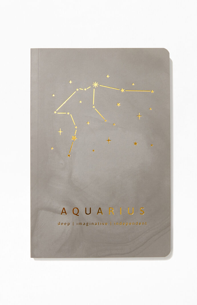 Aquarius Zodiac Notebook