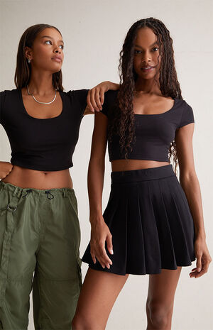 Sculpting Hazel Fitted Scoop Top image number 1