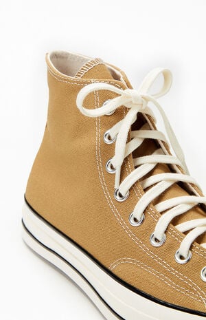 Tan Chuck 70 High Top Shoes image number 6