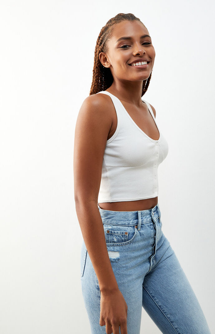 Marissa Button Up Tank Top