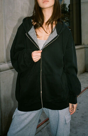 Black Christy Full Zip Hoodie image number 1