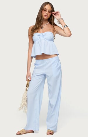Cersei Striped Low Rise Pants image number 5