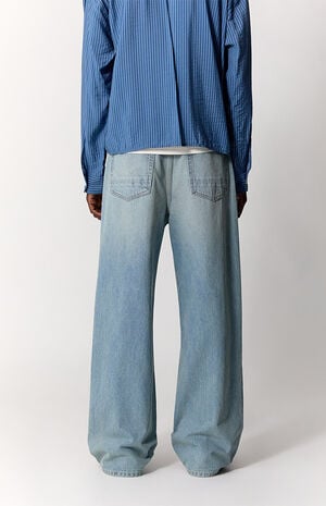 Blake Extreme Baggy Jeans Light Blue Wash image number 4