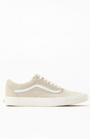 Sand UA Old Skool Pig Suede Shoes image number 2