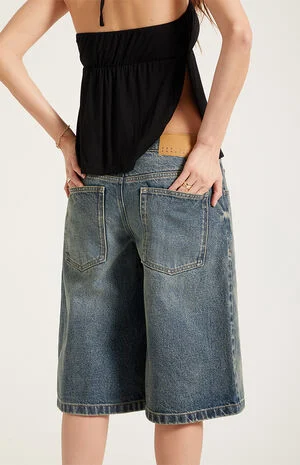 Peyton Extreme Jorts Dark Blue image number 6