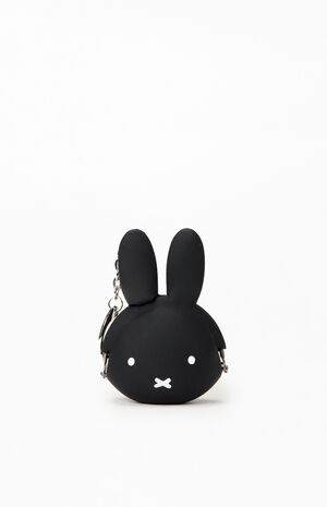 Black Pochi Baby Coin Purse Keychain image number 3