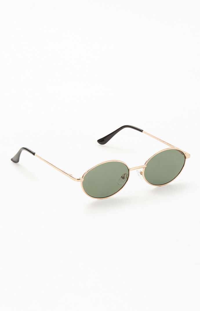 Oval Metal Sunglasses