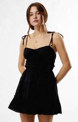 Tie Strap Babydoll Dress image number 2