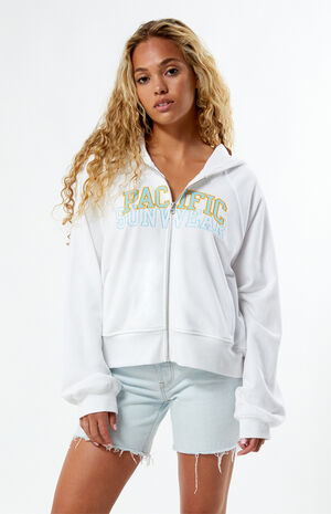 Pacific Sunwear Raglan Zip Up Hoodie image number 2