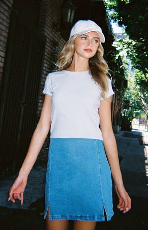 Light Blue Ashley Basic T-Shirt image number 1