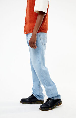 Light Indigo Blue 501 Original Fit Jeans image number 3