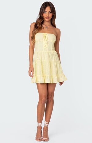 Liora Lacey Cotton Mini Dress image number 5
