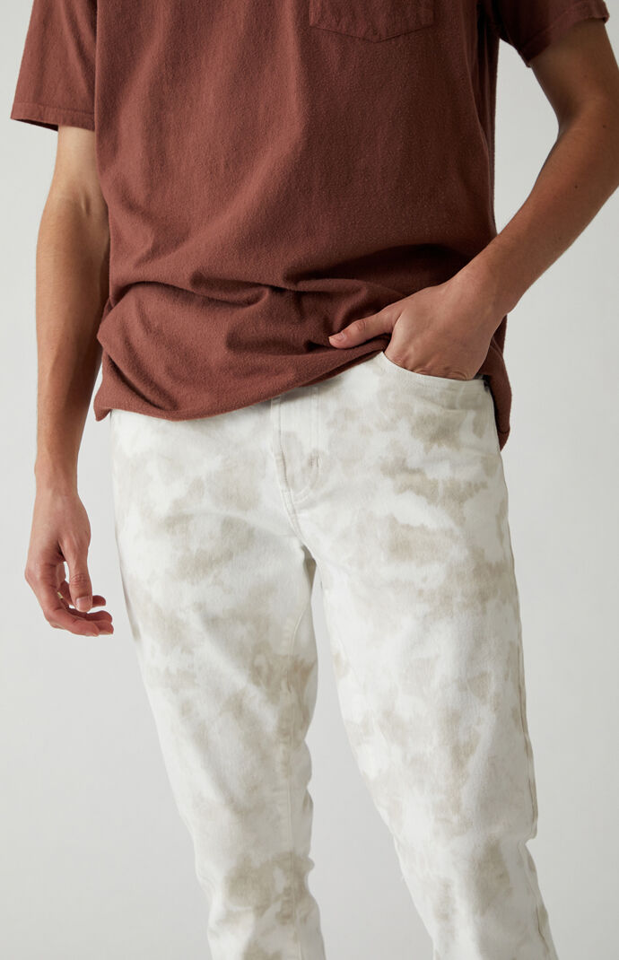 White Clouded Active Skinny Jeans