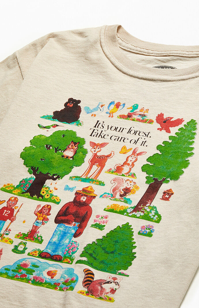 Kids Smokey Bear Pigment T-Shirt | PacSun