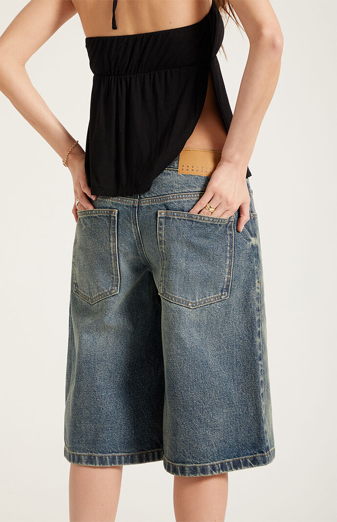 Pacsun Peyton Extreme Jorts Dark Blue