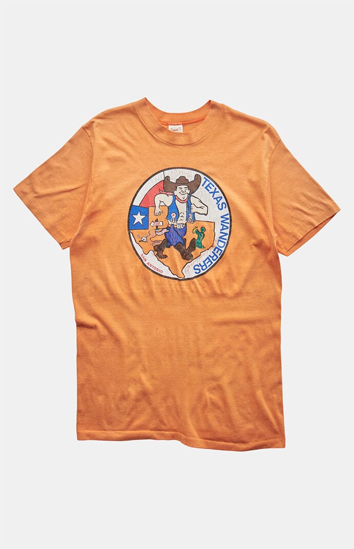 PS VINTAGE 80s Texas Wanderers Graphic T-Shirt