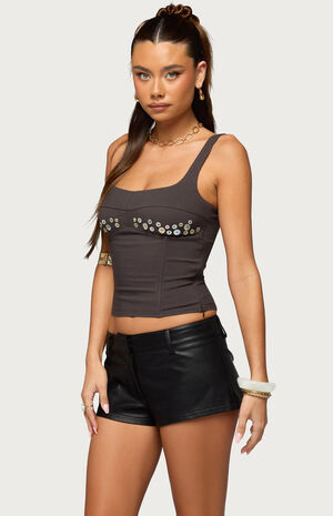 Libbie Iridescent Button Corset image number 2