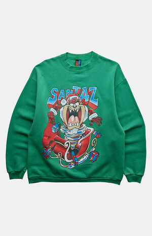 90s Santa Taz Crew Neck Sweatshirt image number 1