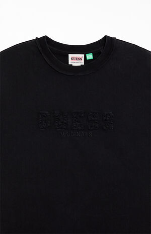 Black Applique Boxy T-Shirt image number 2