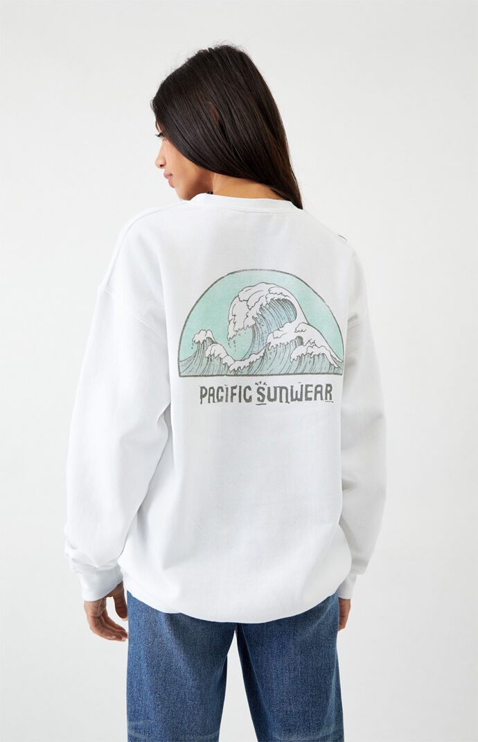 pacsun wave sweatshirt