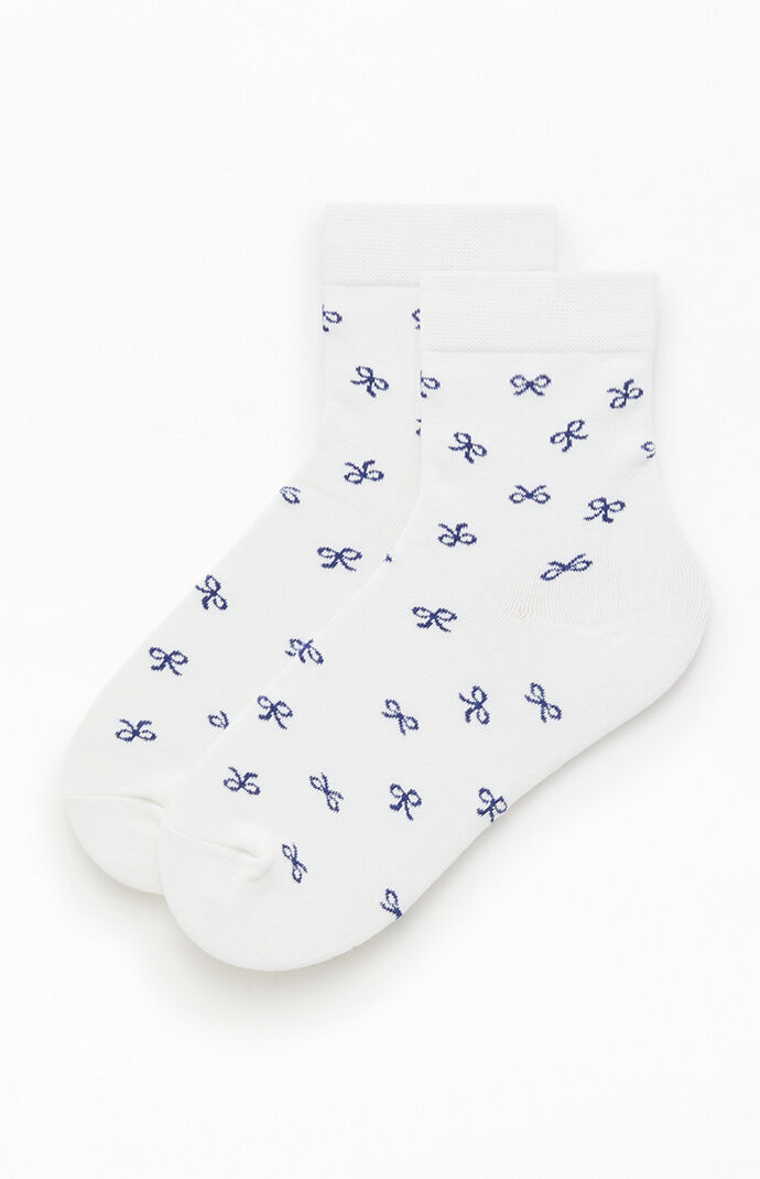 John Galt Bow Ankle Socks