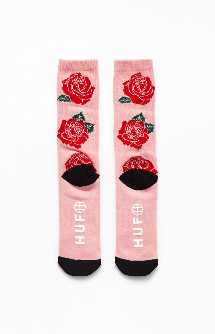 Rose Crew Socks