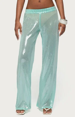 Avalee Sequin Wide Leg Pants image number 1