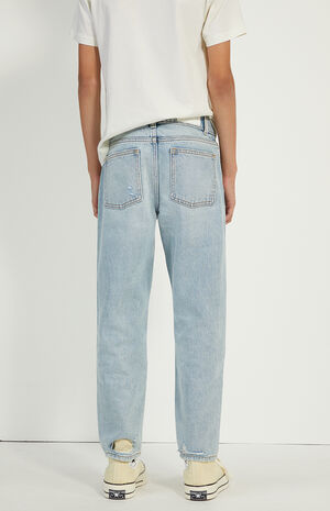 Light Indigo Ripped '90s Straight Leg Jeans image number 4