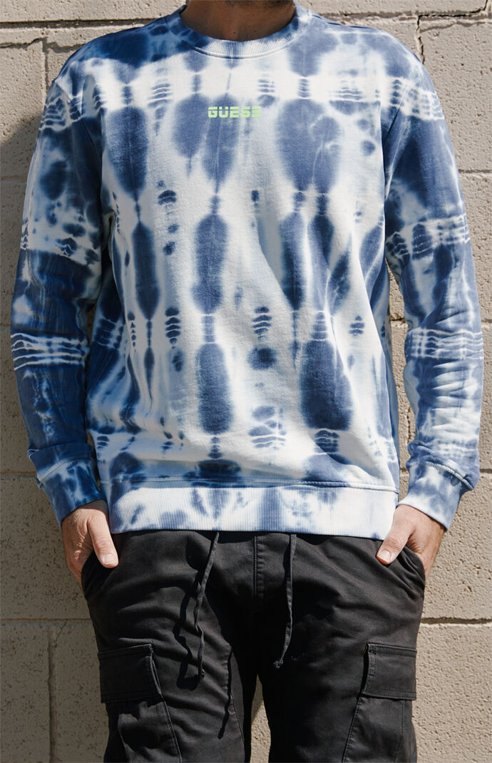 Finch Tie-Dyed Crew Neck Sweatshirt