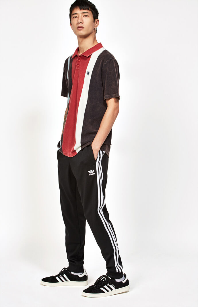 Black Superstar Track Pants