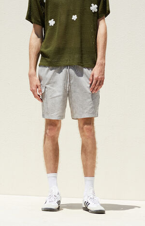 Linen Cargo Shorts image number 3