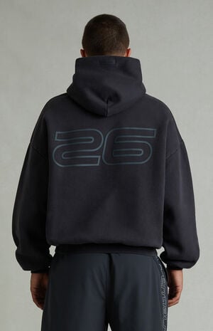 Vintage Black '90s Fleece Hoodie image number 4